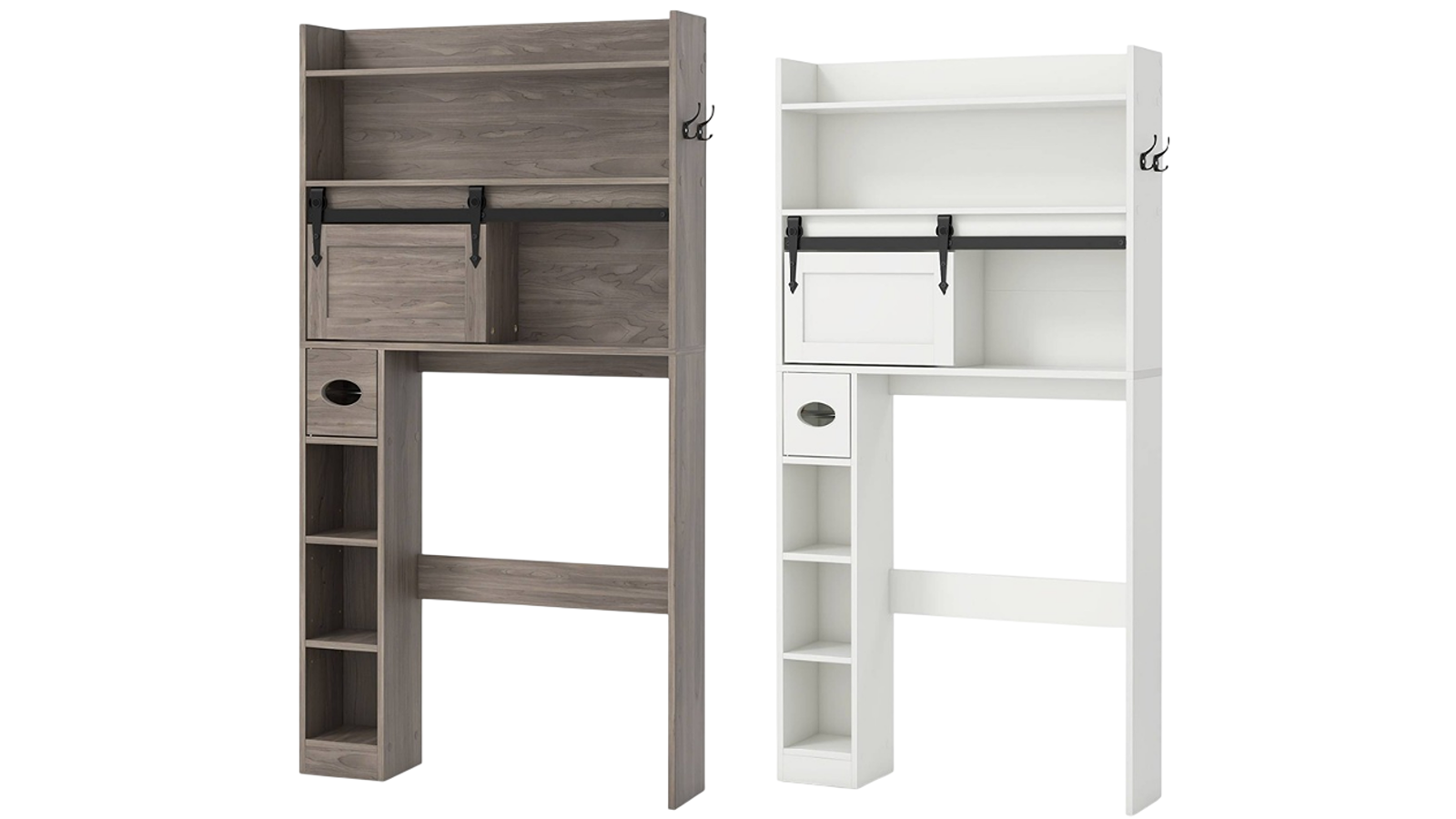 Costway Over-the-Toilet Space-Saving Storage Cabinet Cupboard