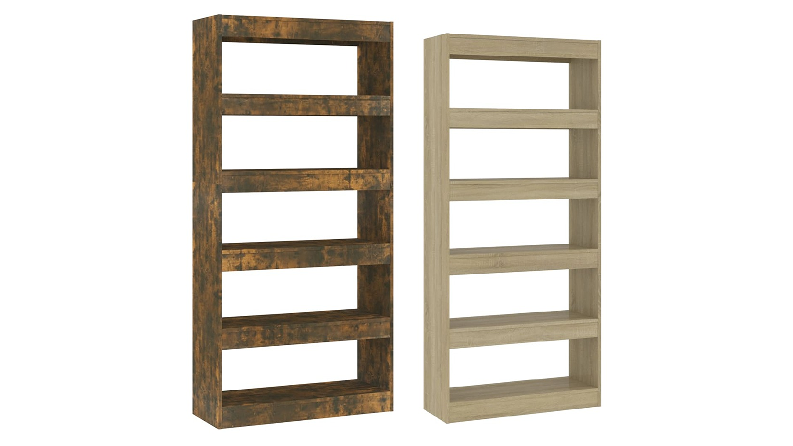 vidaXL Engineered Wood 80 x 30 x 166cm Book Cabinet/Room Divider