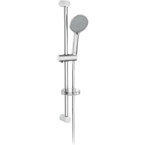 Villeroy & Boch Architectura Start Trio 110/600 Rail Set - Chrome