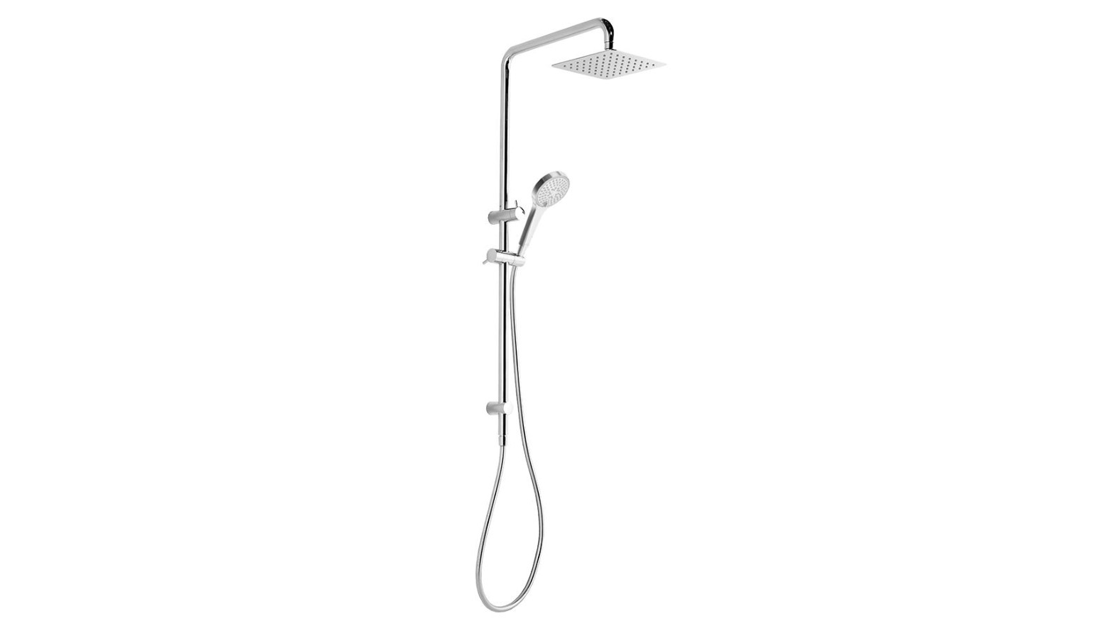 Villeroy & Boch Embrace 200 Square Shower System - Chrome