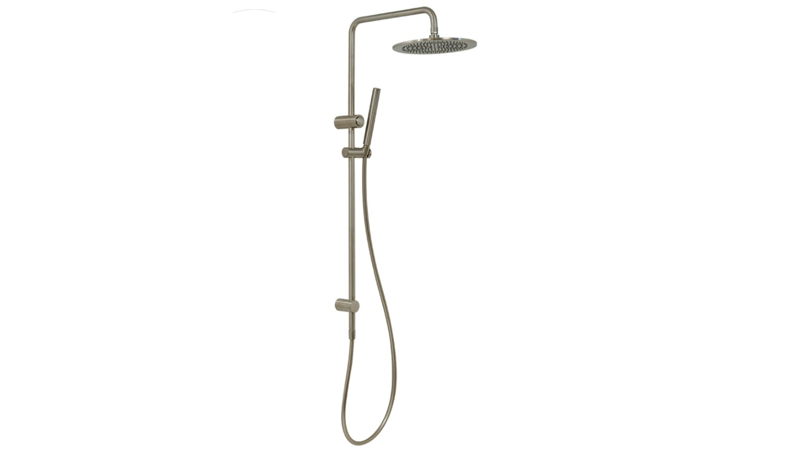 Villeroy & Boch Embrace Pure 250 Shower System - Brushed Nickel