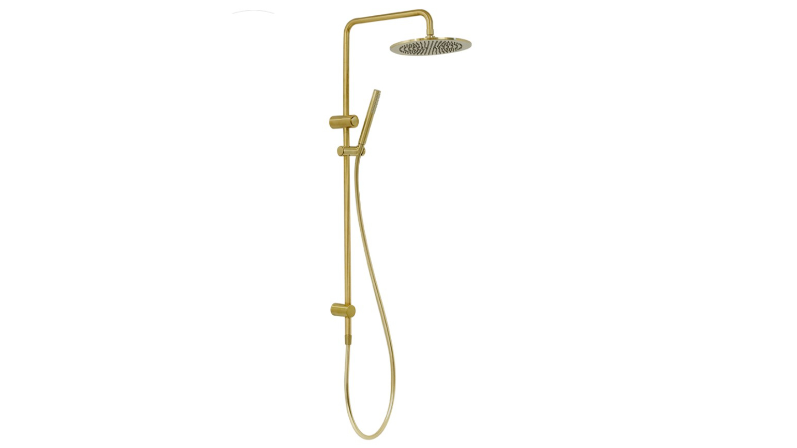 Villeroy & Boch Embrace Pure 250 Shower System - Brushed Gold