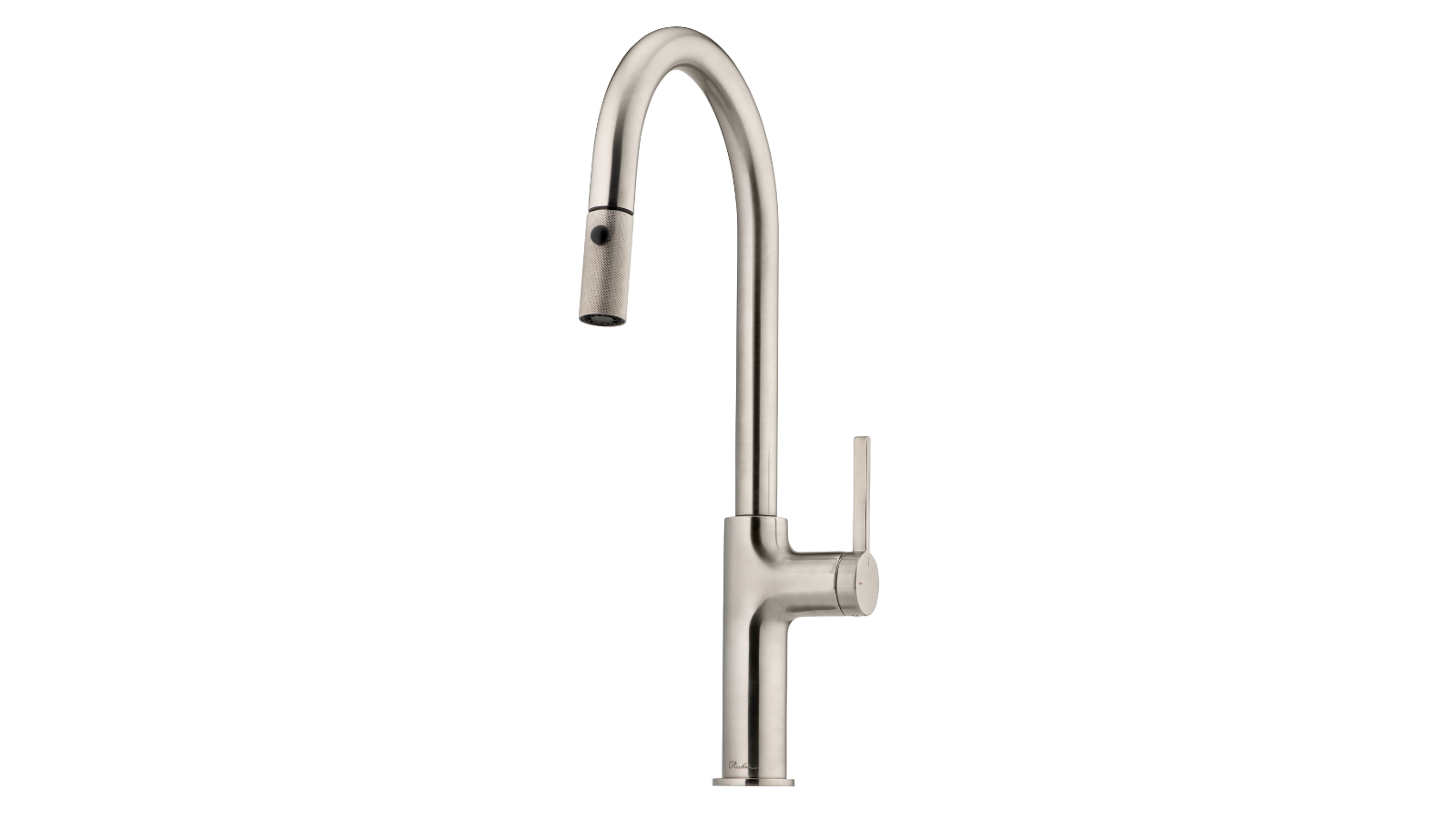 Oliveri Vilo Goose Neck Pull Out Spray Mixer - Brushed Nickel