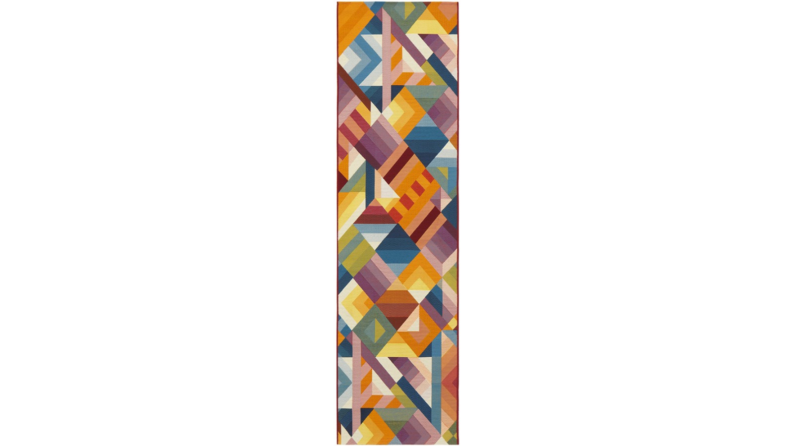 The Weave Studio Vistara Geo Multi Runner Indoor/Outdoor Rug