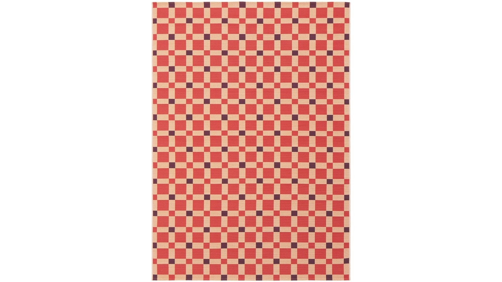 The Weave Studio Vistara Tito Pink Outdoor Rug - 160 x 100cm