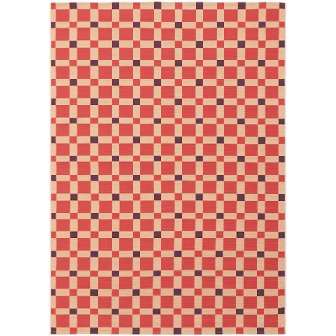 The Weave Studio Vistara Tito Pink Outdoor Rug - 160 x 100cm