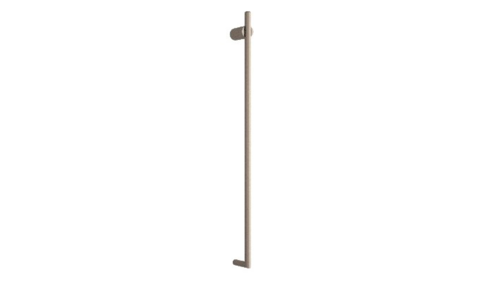 Thermogroup Thermorail Vertical Heated Towel Rail - Brushed Nickel