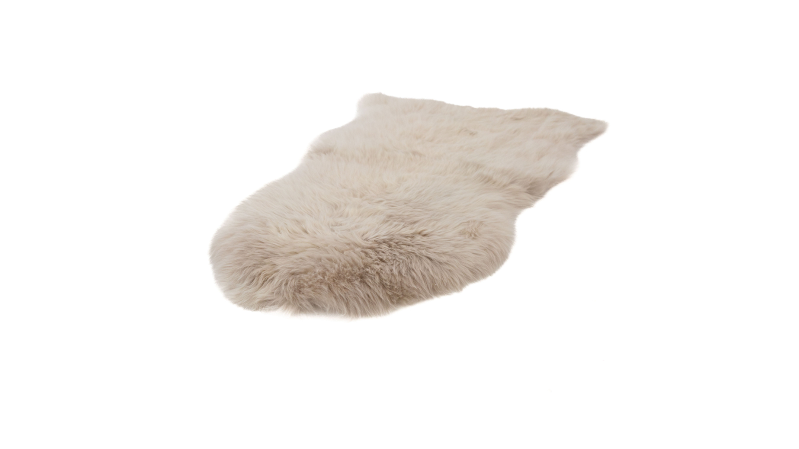 Naturally Sheepskins Single Long Wool Rug - Stone