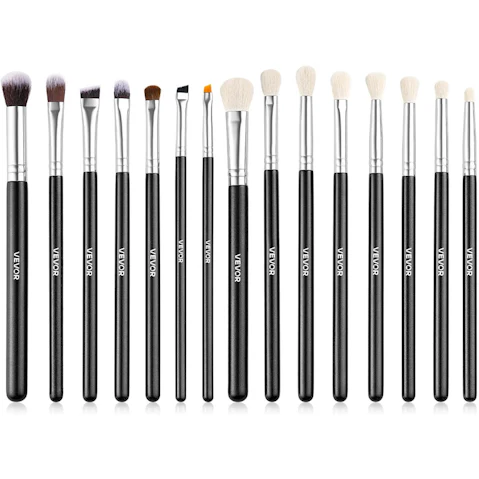 Pretty & Practical 15-Piece Makeup Brush Set with Soft Synthetic Bristles