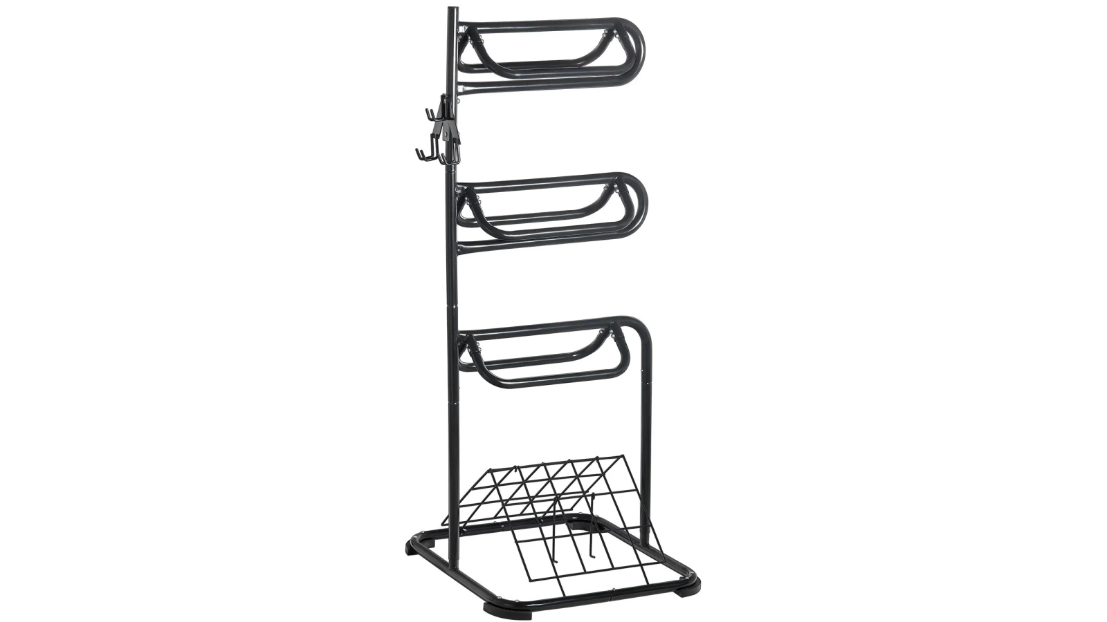 Pretty & Practical 30 x 30 x 68.5-inch 3-Tiers Freestanding Saddle Stand with Removable Rotating Tiers