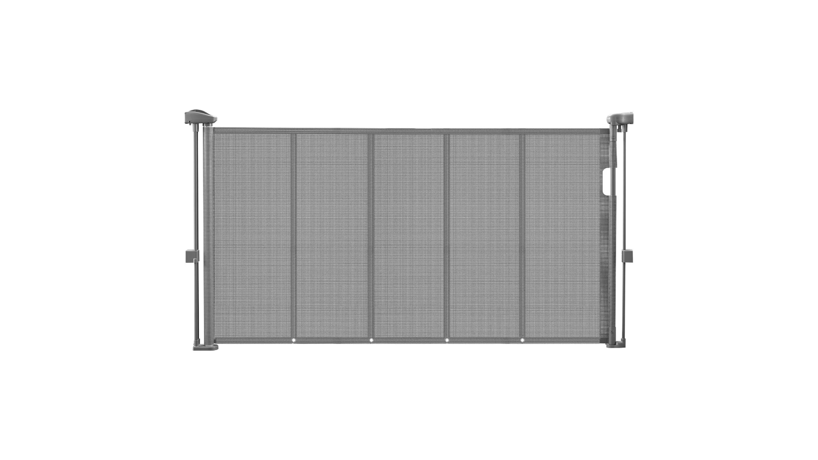 Pretty & Practical Retractable Baby Gate - Gray