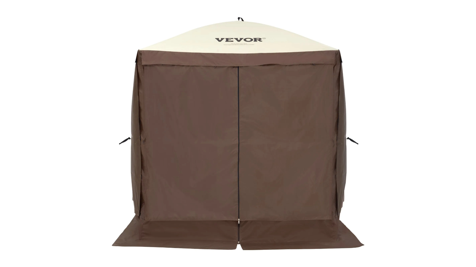 Pretty & Practical Brown 4-Sided Screen Pop-Up Gazebo Tent - 1.8 x 1.8m