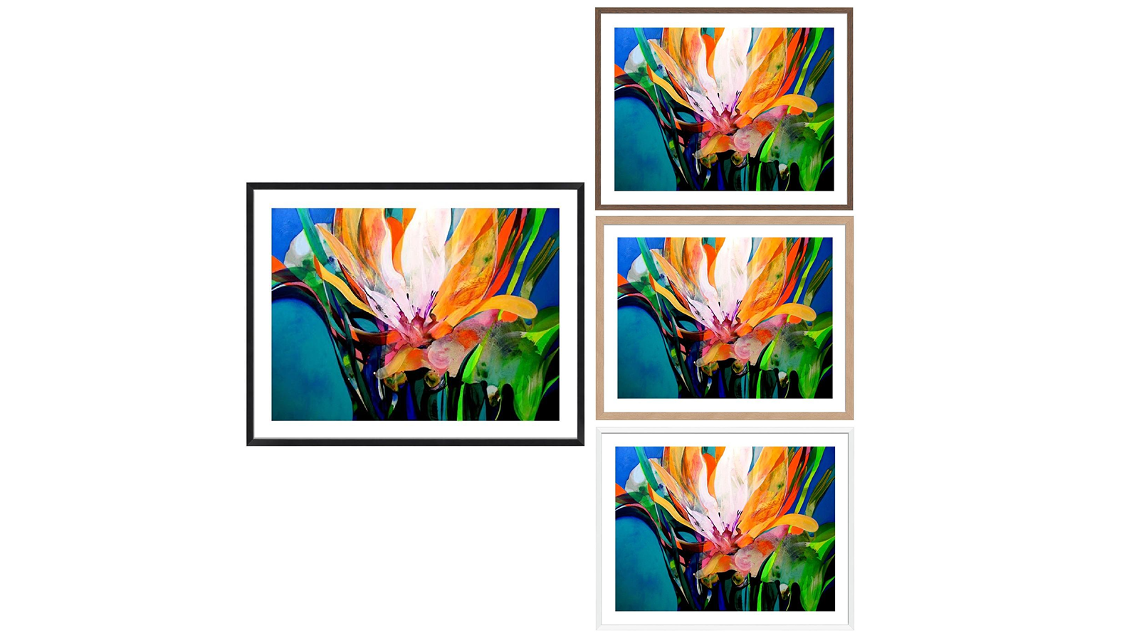 La Grolla Orange Add Frame Wall Art