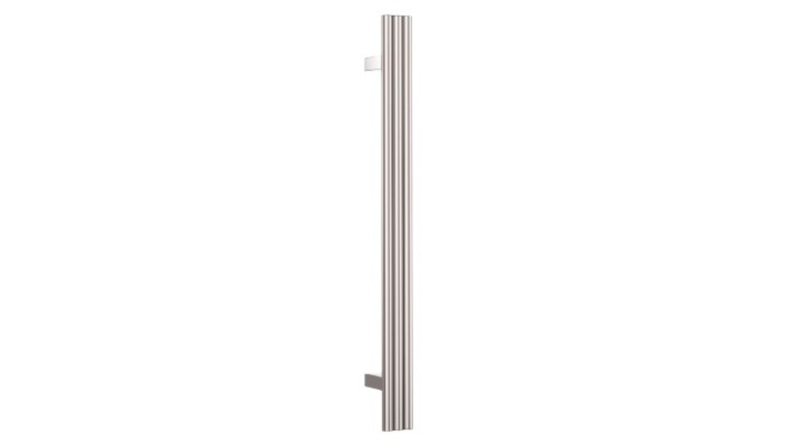 Thermogroup Thermorail Triple Tube Vertical Heated Towel Rail - Polished Stainless Steel 