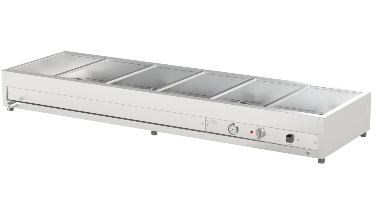 Woodson W.BMA26 Large 2 Row/6 Bay Bain Marie