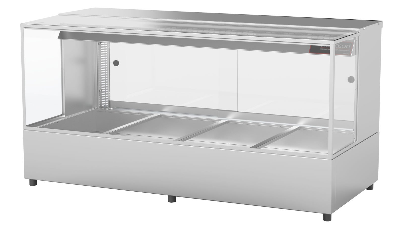 Woodson 4 Module Square Glass Hot Food Display