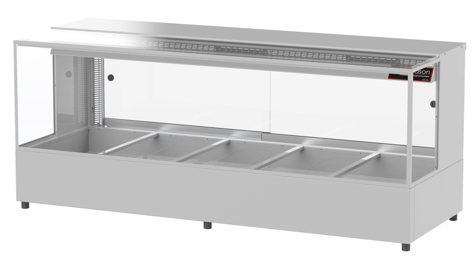 Woodson 5 Module Square Glass Hot Food Display