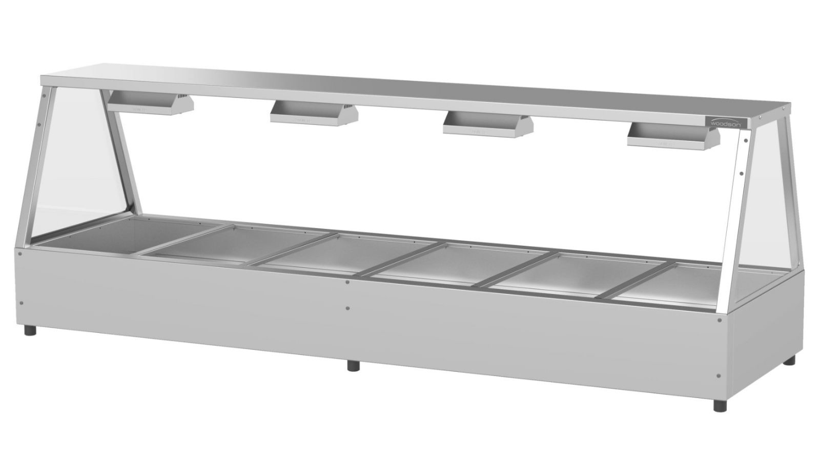 Woodson 6 Module Self Serve Hot Food Display