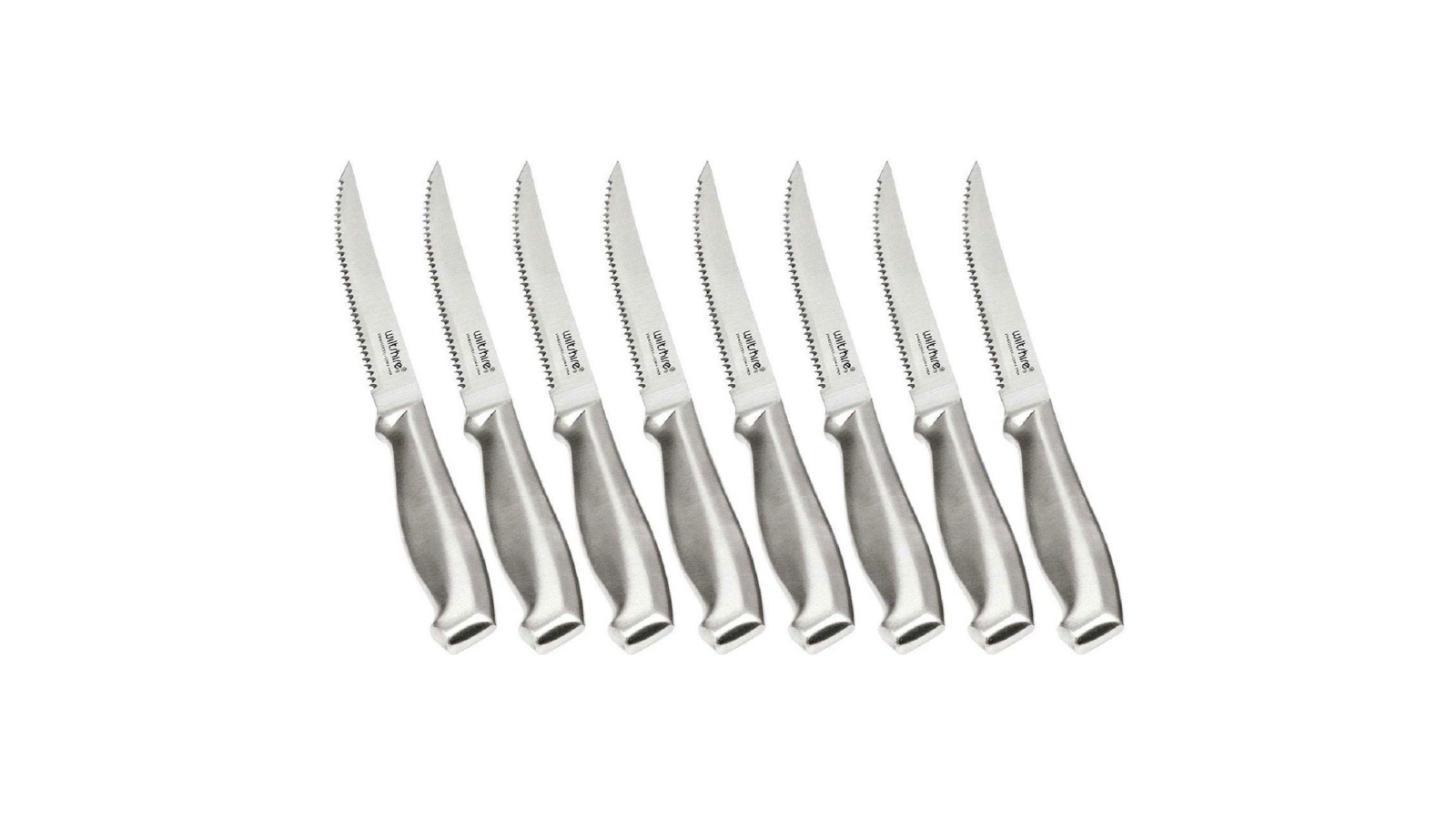 Wiltshire Stainless Steel Serrated Steak Knife Set - 8 Piece