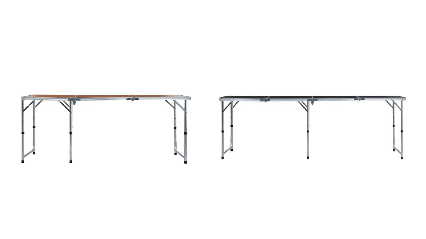 vidaXL Aluminium Foldable Camping Table