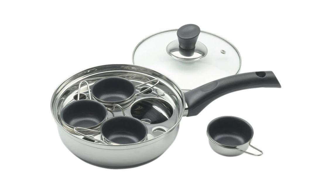 Wiltshire 4 Cup Classic Non-Stick Egg Poacher - 18cm