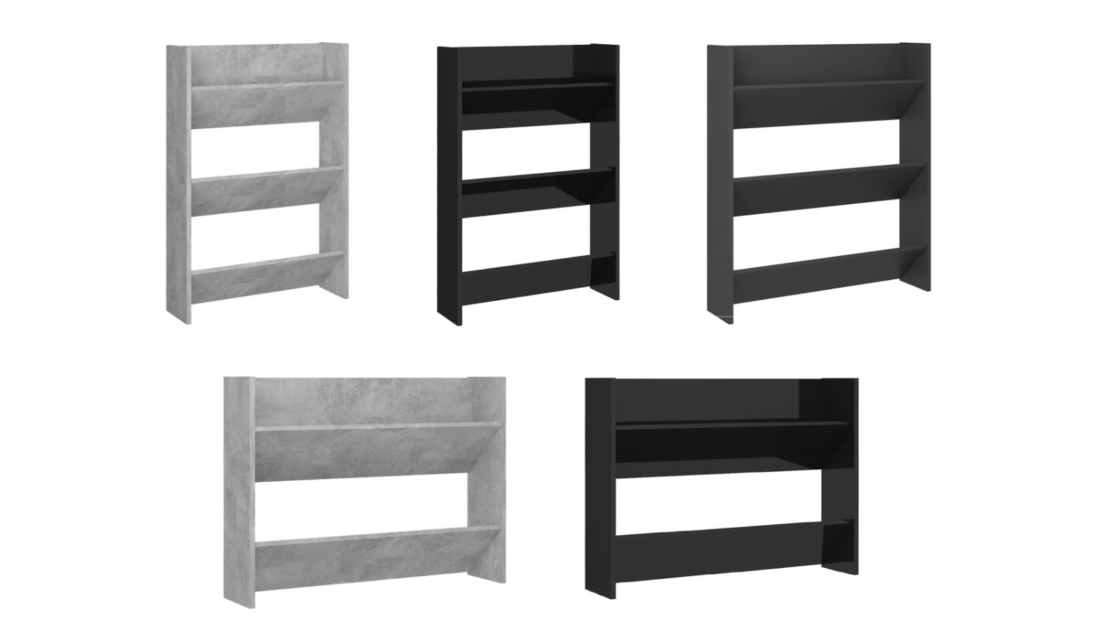 vidaXL Engineered Wood Shoe Wall Cabinet