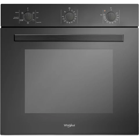 Whirlpool 60cm 10 AMP Multi-Function Built-In Oven - Black