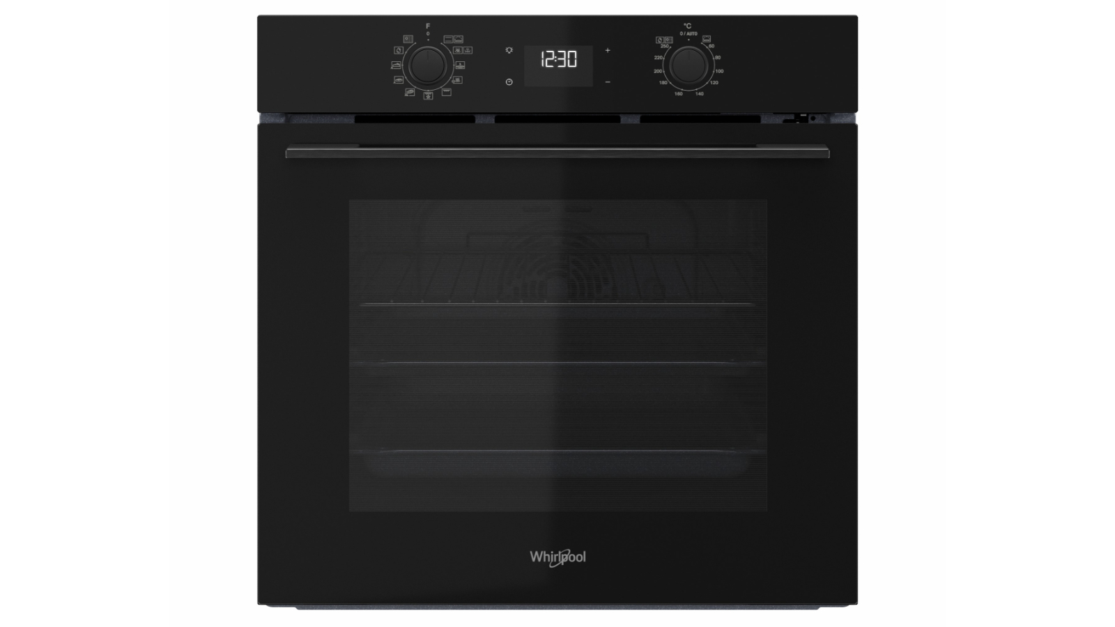 Whirlpool 60cm Air Fry Multi-Function Pyrolytic Oven - Black