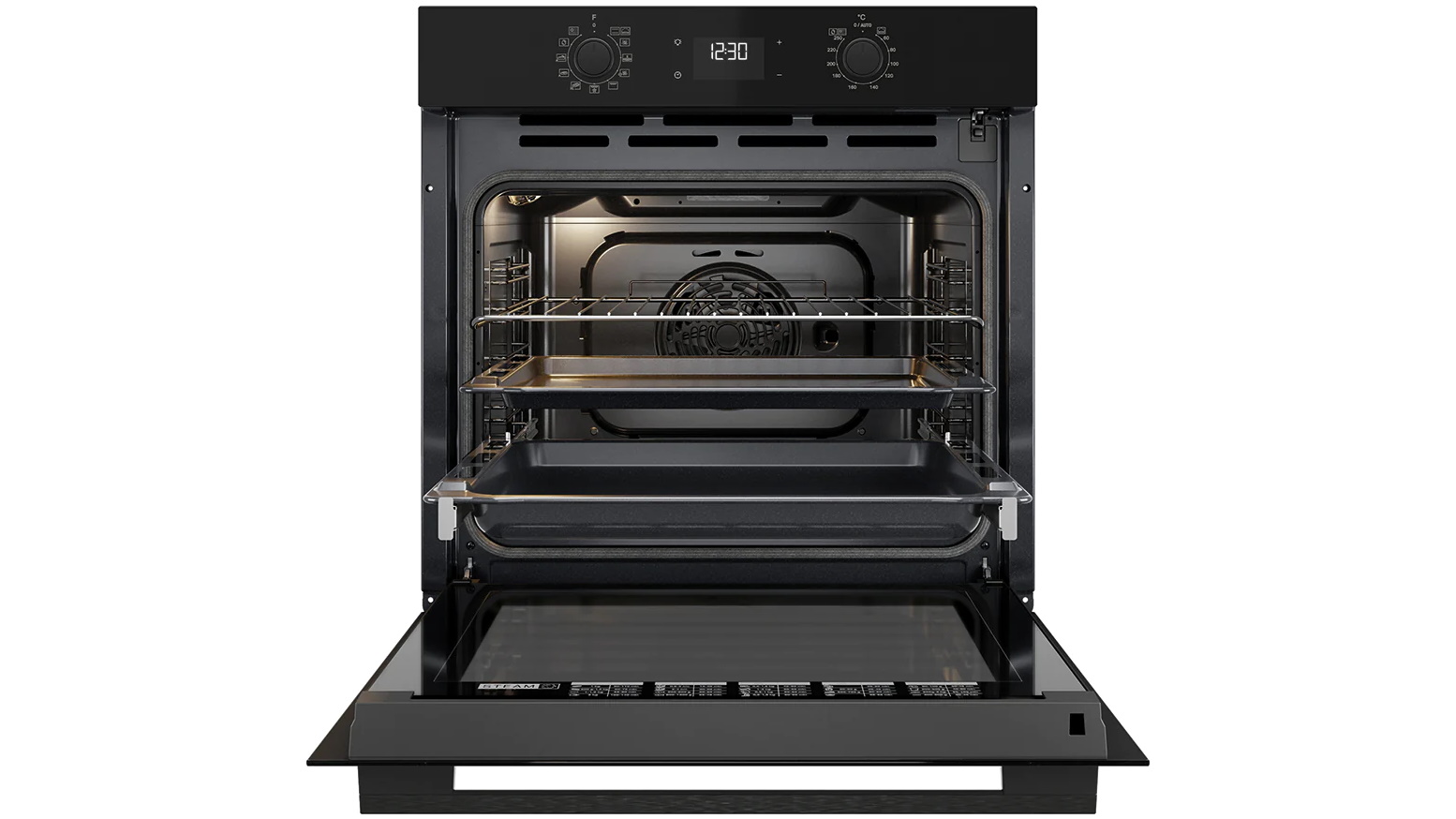 Whirlpool 600mm WCollection MultiFunction Hybrid Clean Oven Black