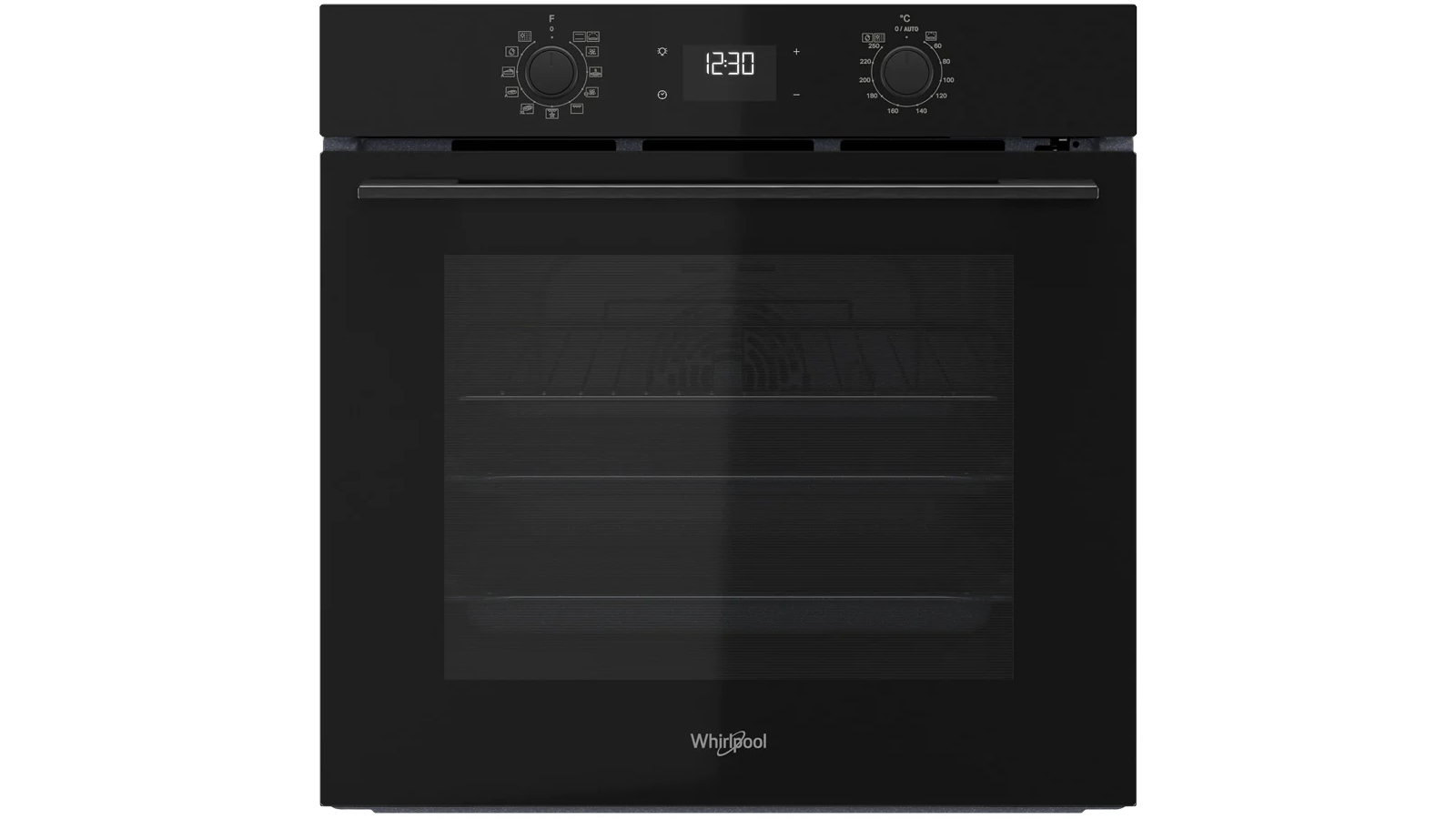 Whirlpool 600mm W-Collection Multi-Function Pyrolytic Oven - Black