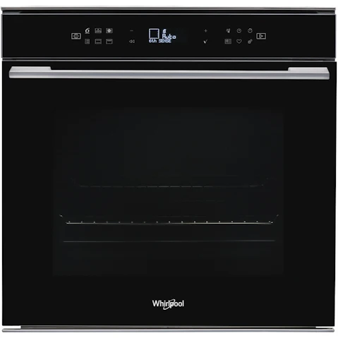 Whirlpool 600mm W7 6th Sense Pyrolytic Oven - Black