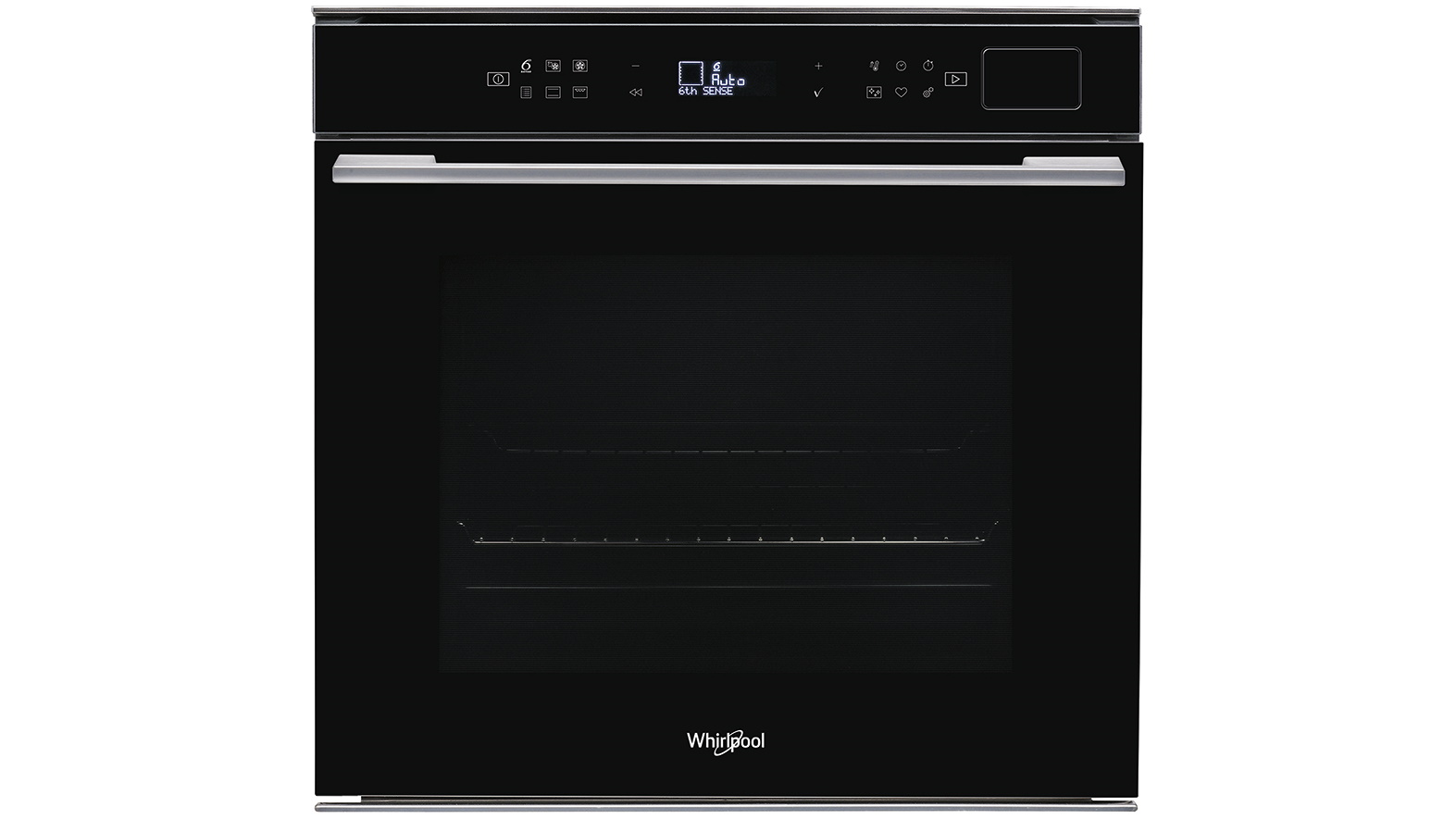Whirlpool 600mm W7 6th Sense Steam & Pyrolytic Oven - Black
