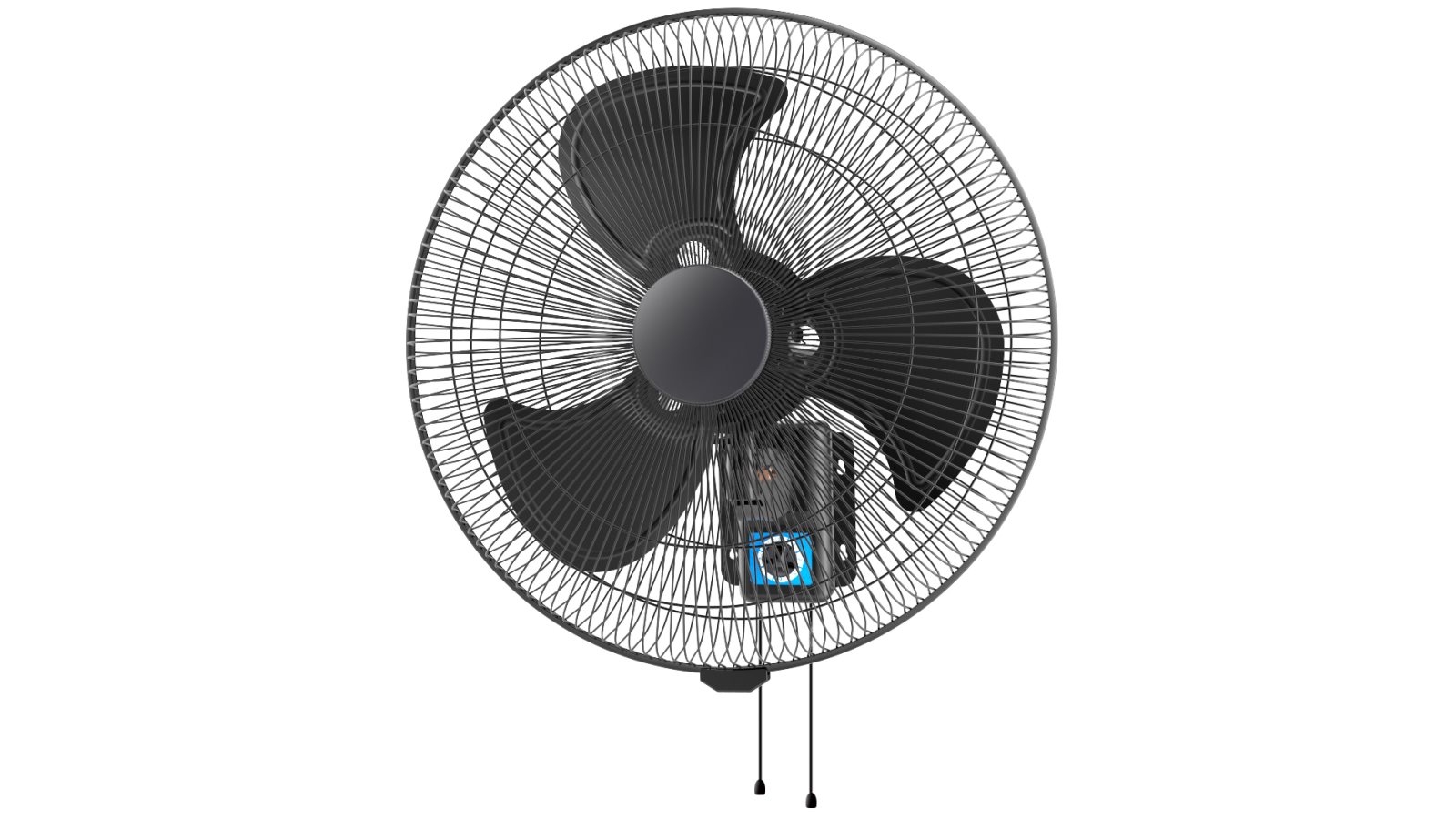 Ventair 45cm Oscillating Wall Fan Matte Black Harvey Norman