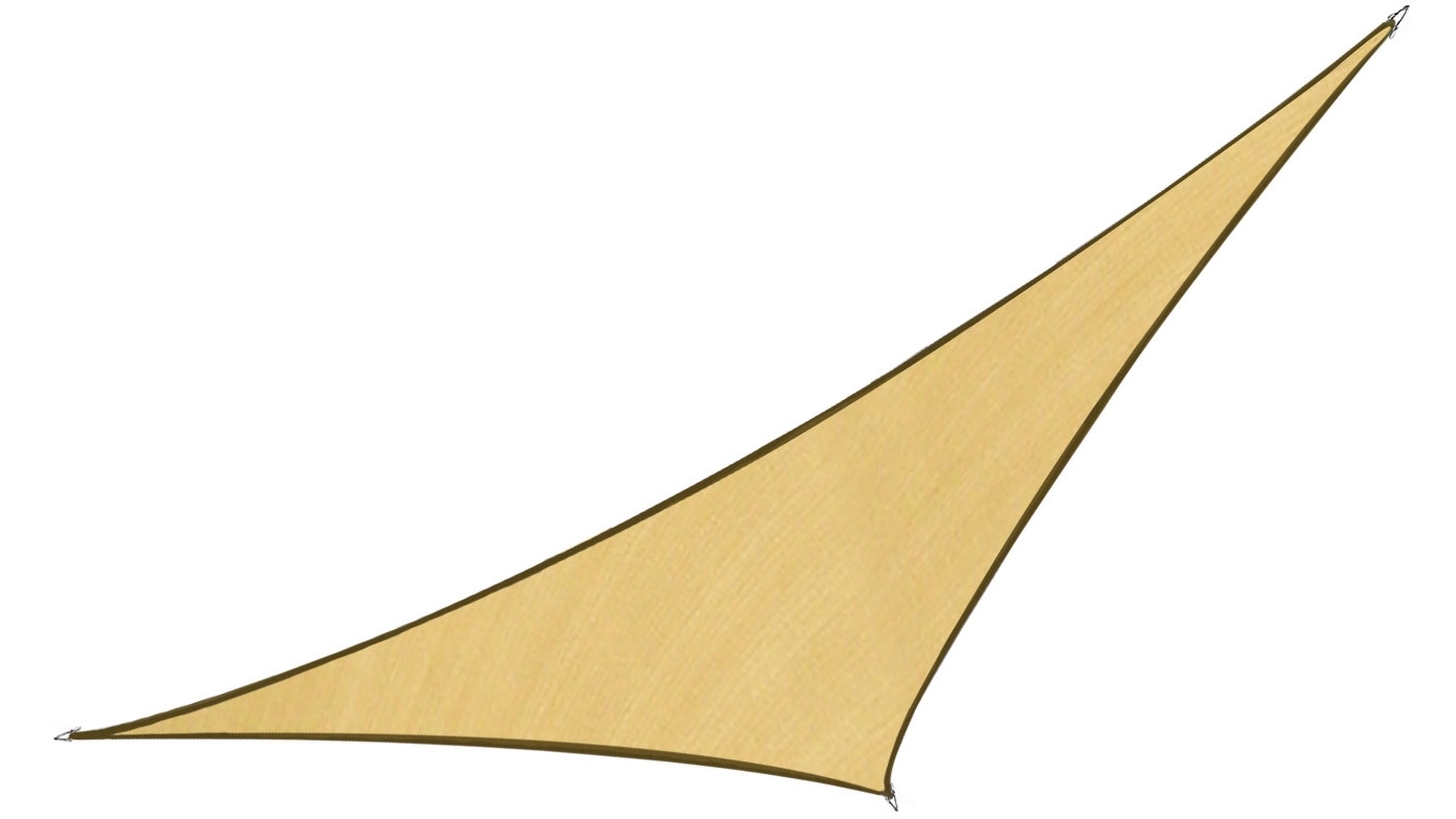 Wallaroo Sand 7metre Outdoor Shade Sail Triangle Canopy