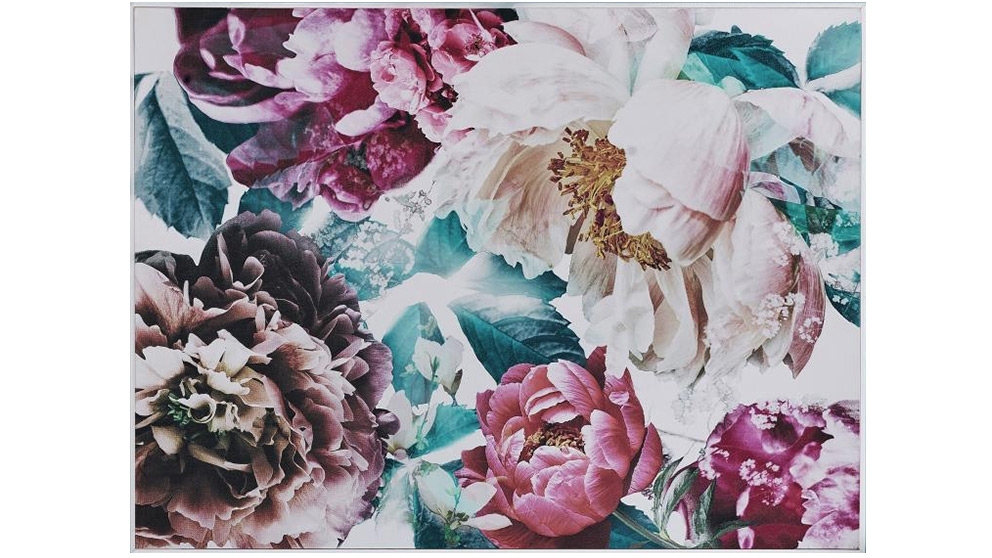 Elodie White Wall Art - 75 x 100cm