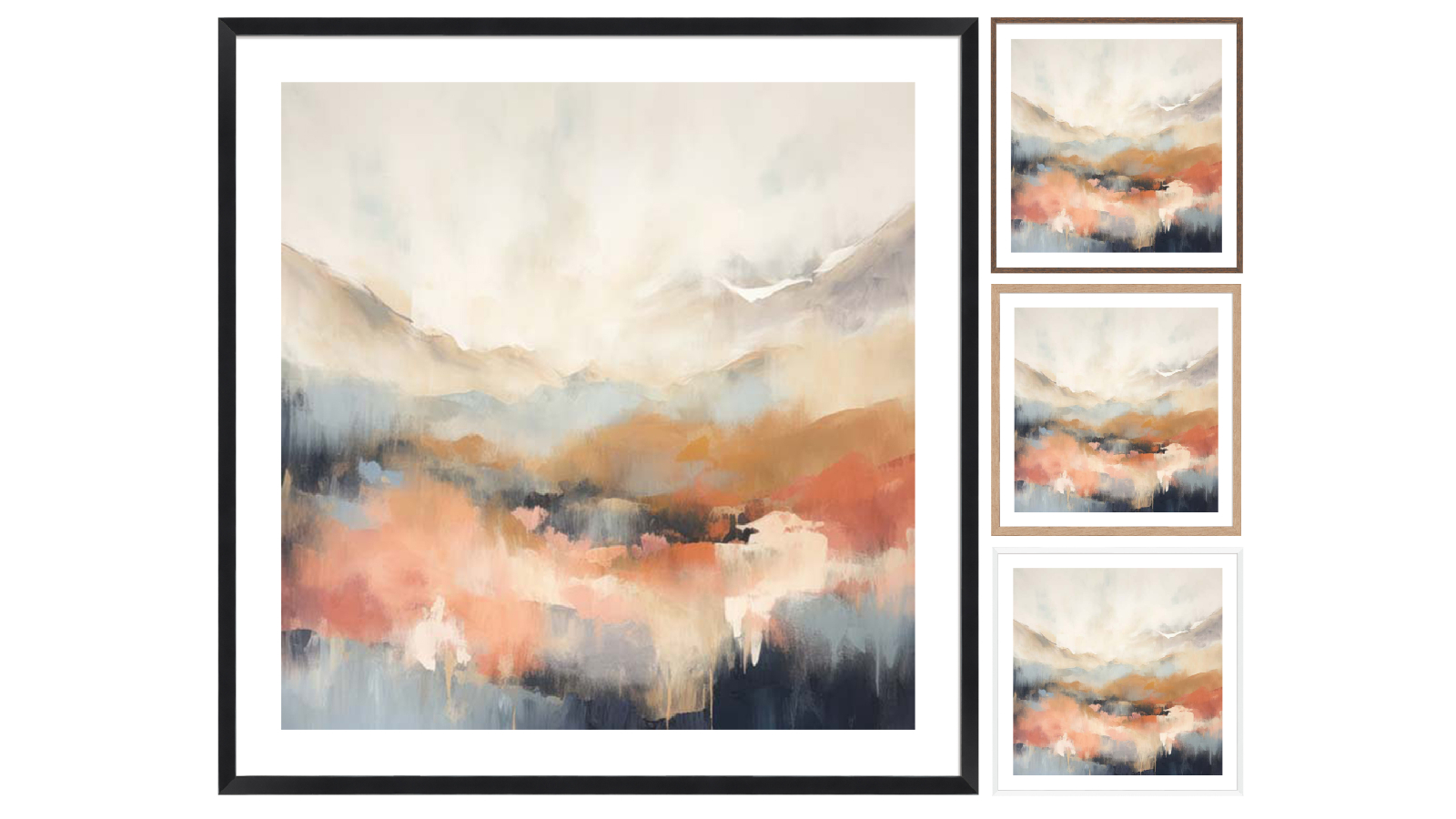 La Grolla Minimalist Earthly Melodies II Frame Wall Art