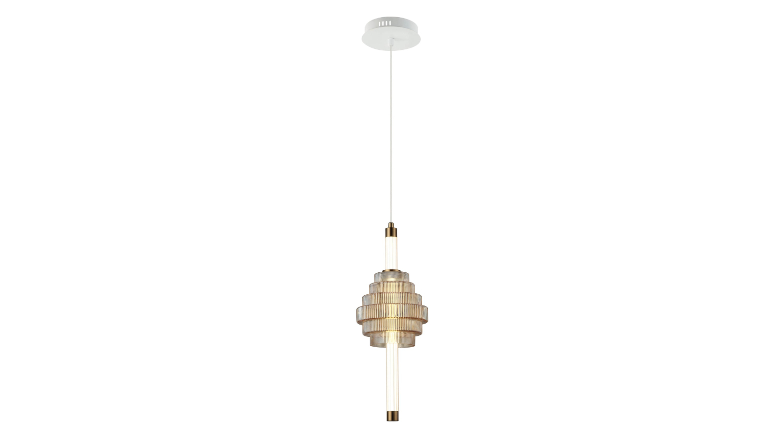 CLA LED Wand Spinning Top Pendant Light - Amber