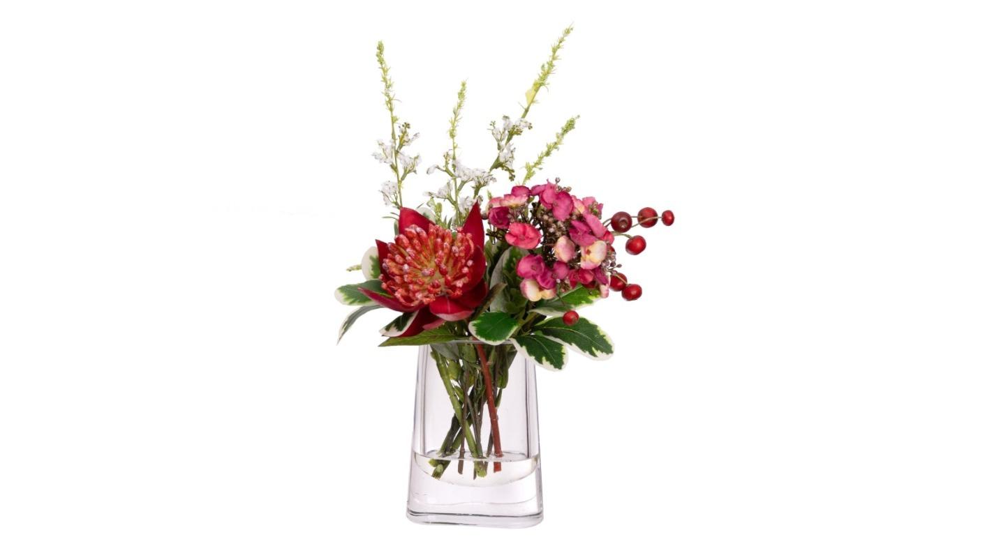 Glamorous Fusion Waratah and Berry Artificial Plant Flower - 45cm