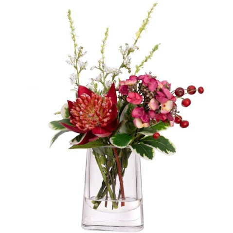 Glamorous Fusion Waratah and Berry Artificial Plant Flower - 45cm