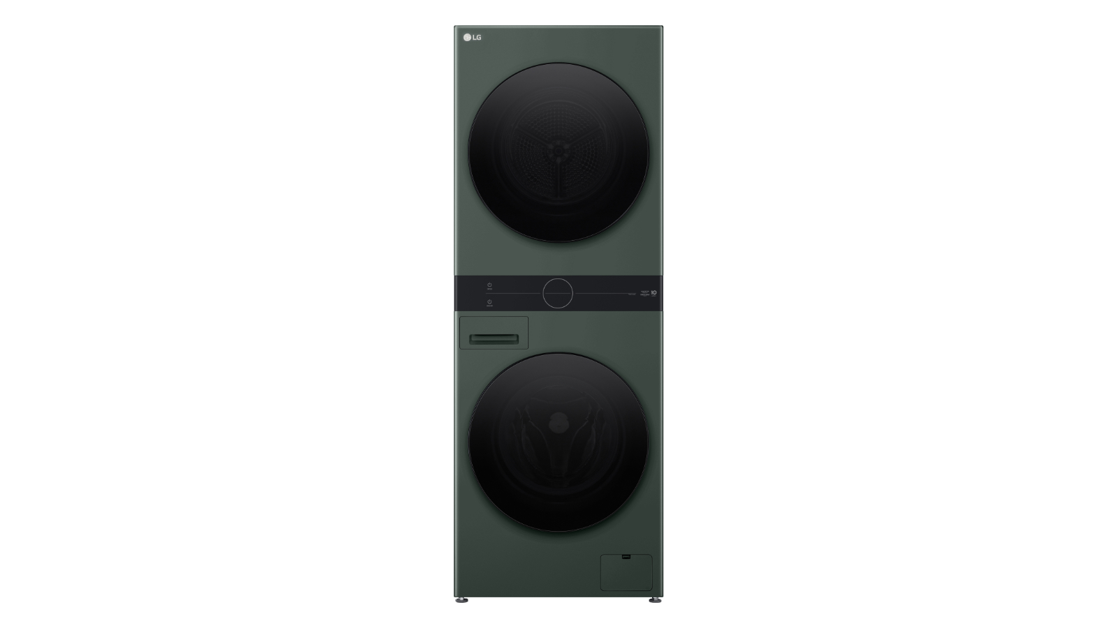LG 12kg/10kg 2026 Compact WashTower Stacked Washer Dryer - Forest Green