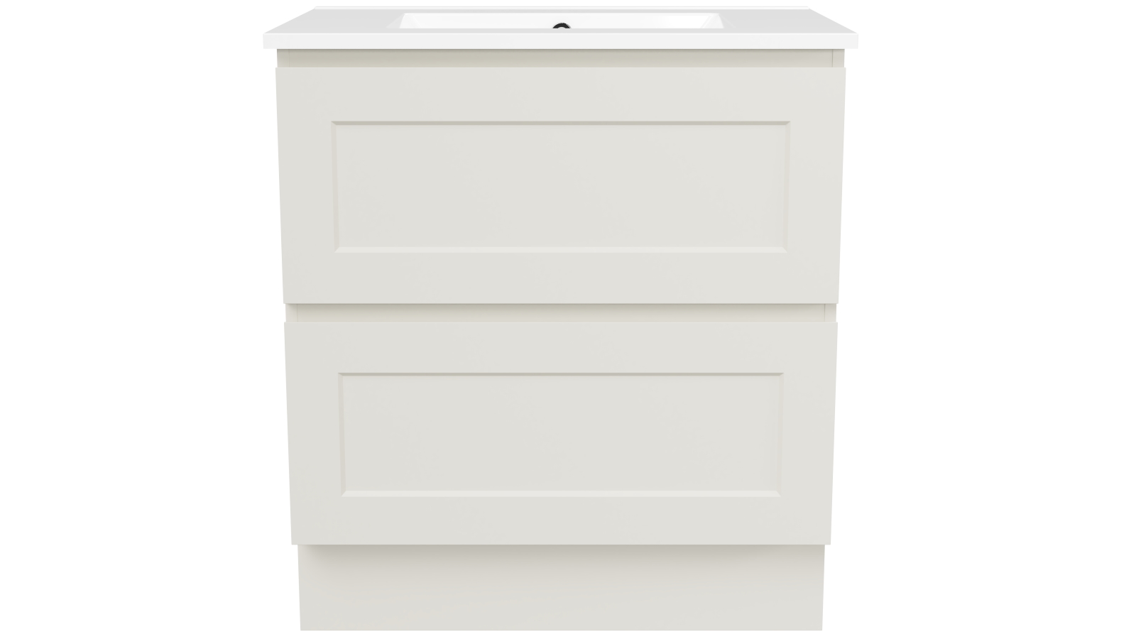 Timberline Washington 750mm Floorstanding Vanity with Alpha Ceramic Top and Centre Basin