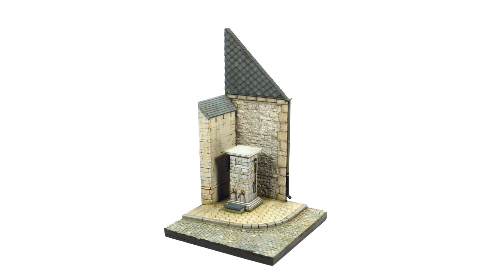 Vallejo Scenic Street Corner with Waterpump Board Game 