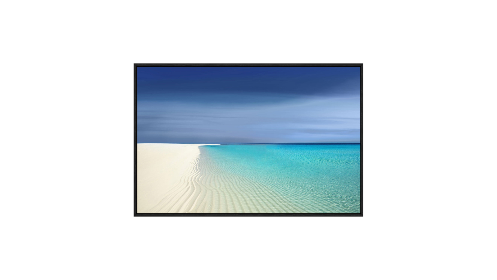 La Grolla Waters Edge I Black Gallery Wall Art - 123 x 83cm