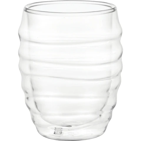 Dorsch Set of 2 Glass Wavy Cup - 300ml