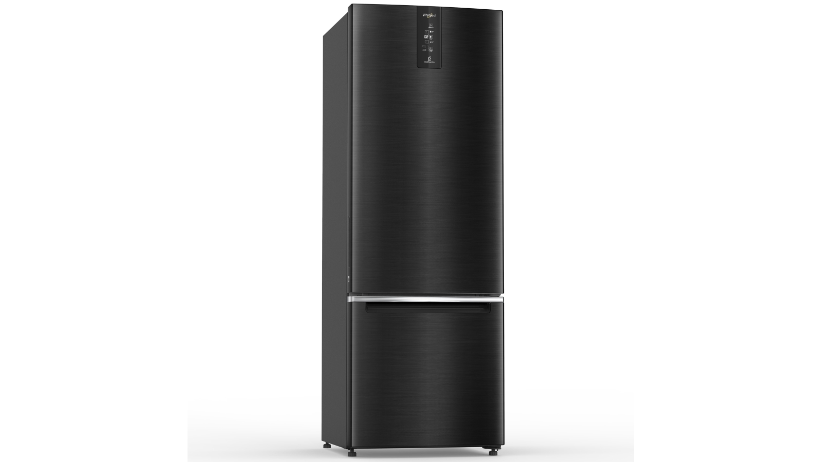 Whirlpool 313L Bottom Mount Fridge Black Stainless Steel Harvey Norman