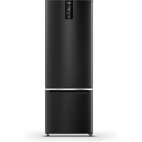 Whirlpool 313L Bottom Mount Fridge - Black Stainless Steel