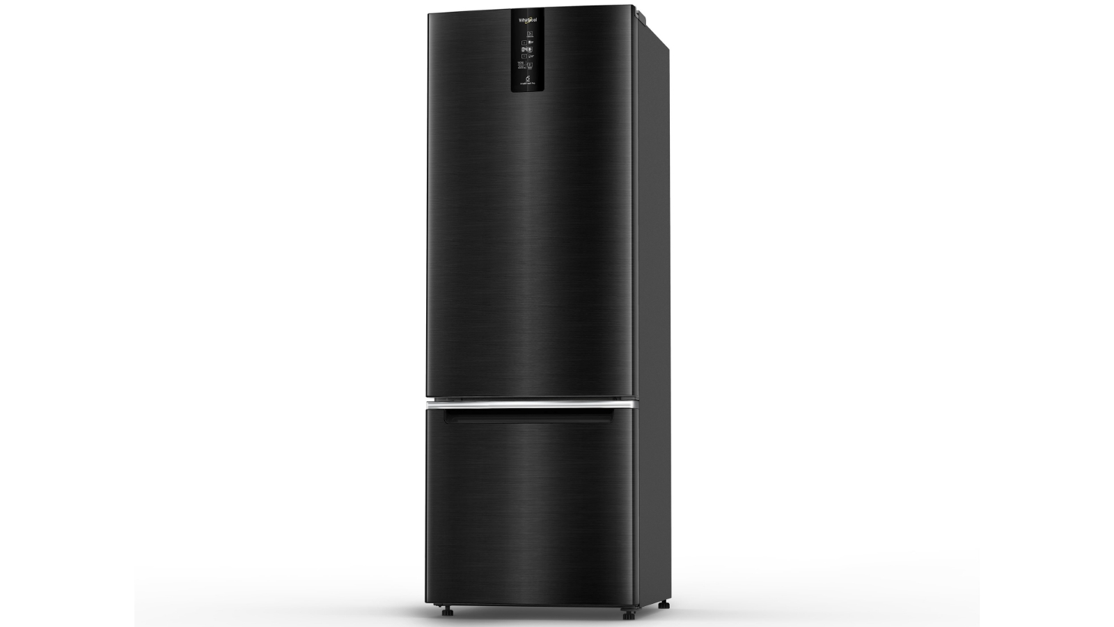 Whirlpool 313L Bottom Mount Fridge Black Stainless Steel Harvey Norman