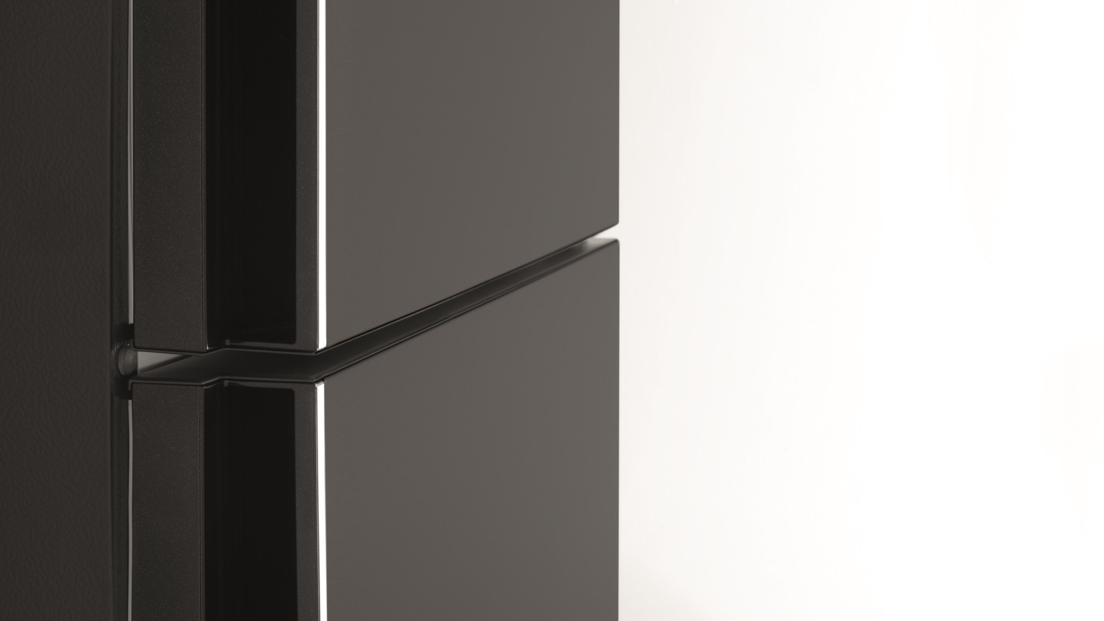 Westinghouse 496L Pocket Handle Right Hinge Bottom Mount Fridge Dark Stainless Steel Harvey