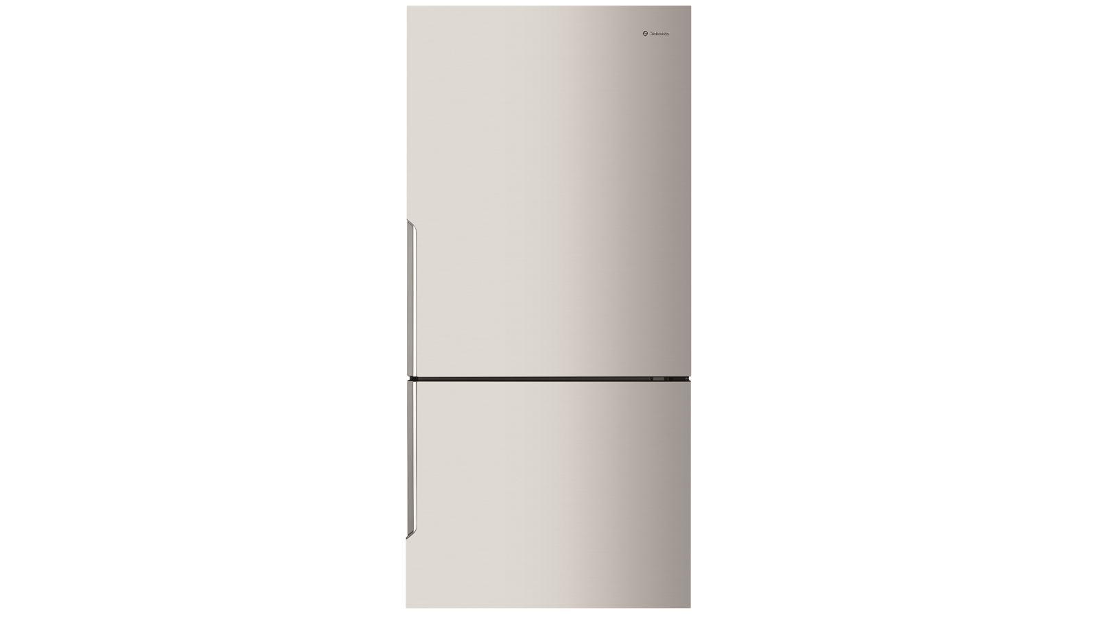 Westinghouse 496L Pocket Handle Right Hinge Bottom Mount Fridge - Stainless Steel