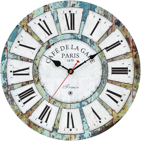 Artiss Wall Clock Rustic Design - 40cm